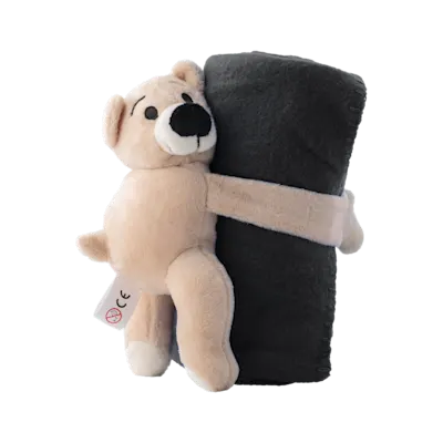 Orsetto con coperta in pile