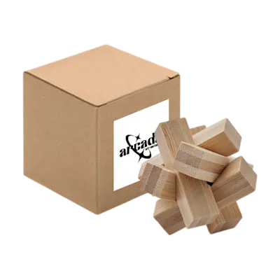 Bamboo Star Brain Teaser Puzzle