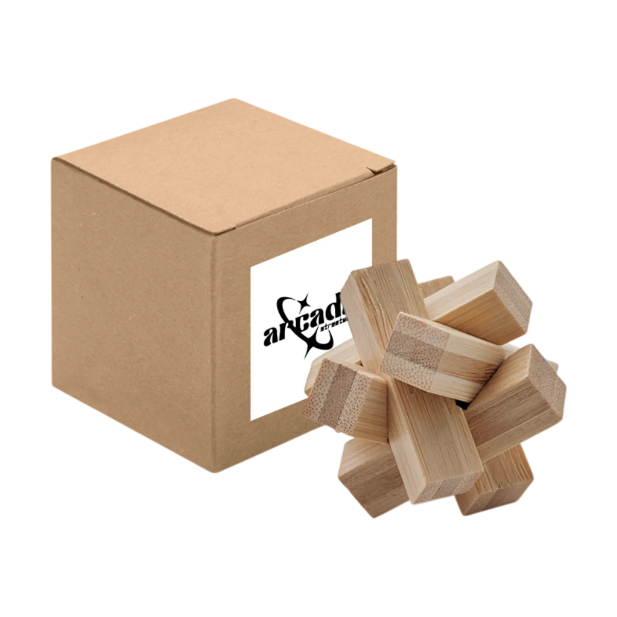 Bamboo Star Brain Teaser Puzzle main image