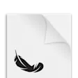 Single sided velvet lamination