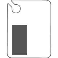 50 x 100 mm - Dessus