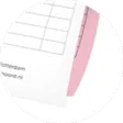 2 fogli: pagina autocopiativa rosa