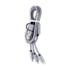 ICON - nylonchargingcableleif silver