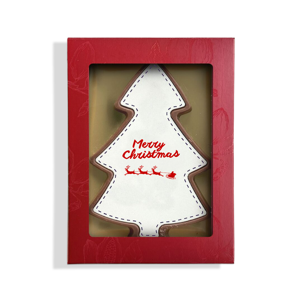 Weihnachtsbäume aus Schokolade