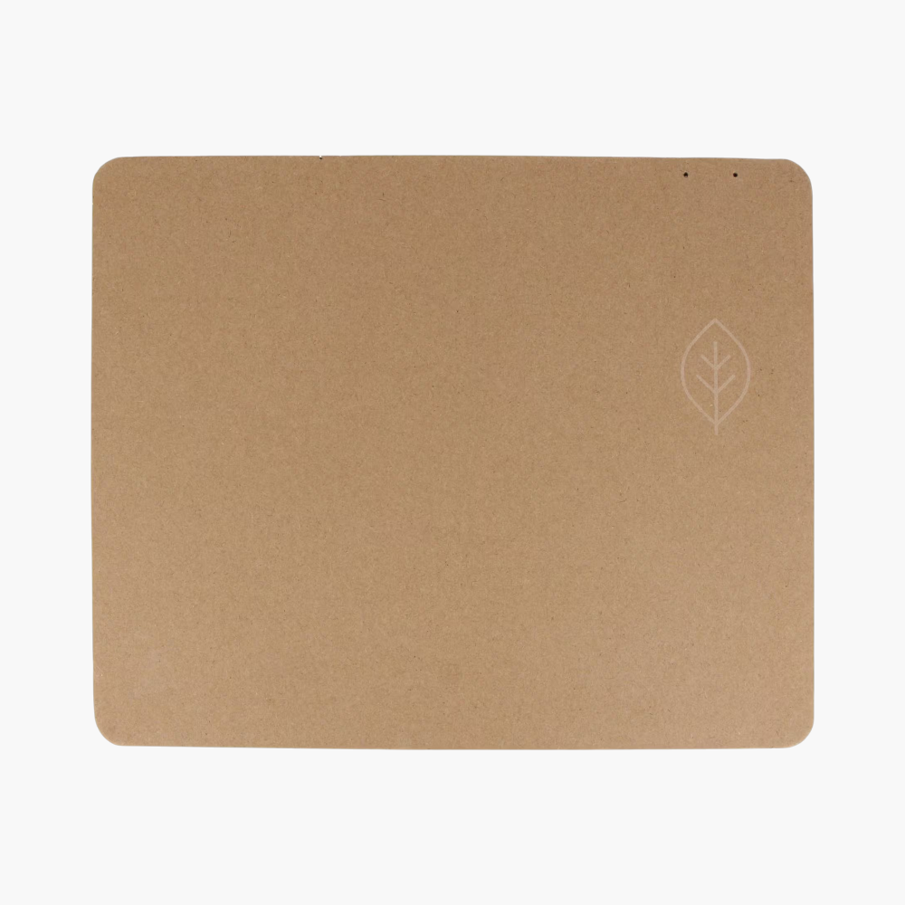 Muismat met draadloze oplader van gerecycled papier