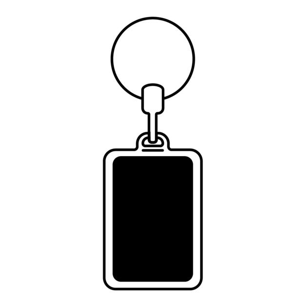 ICON keychainwithphotorectangle 27x42