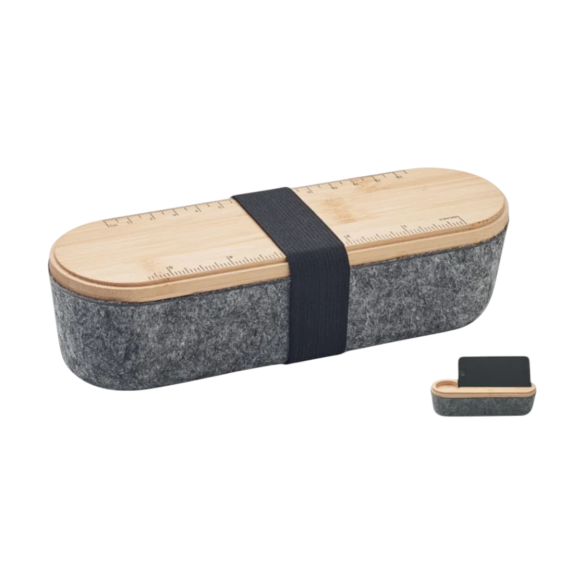 RPET Bamboo Felt Pencil Case main image