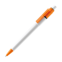 Blanc et orange