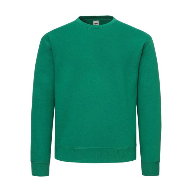 ICON - fruitoftheloomsupercottonsweat college_green
