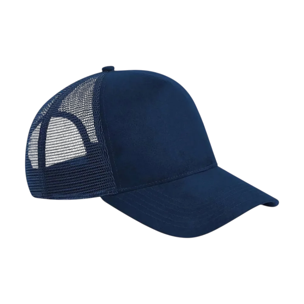 PDP - suedesnapbacktrucker square #F8F8F8 background