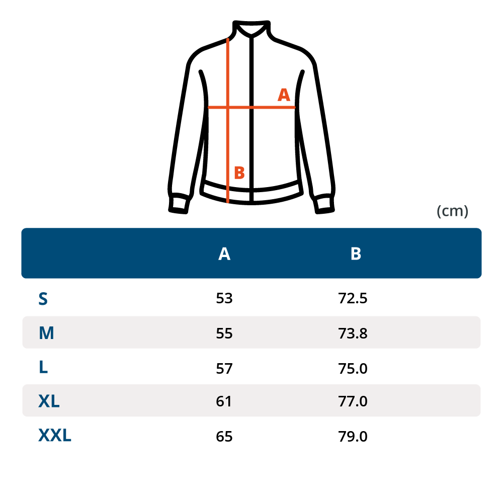 jackjonesclassicquiltedjacket size chart
