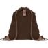 ICON - pandabagrecycledcottondrawstringbag chocolate