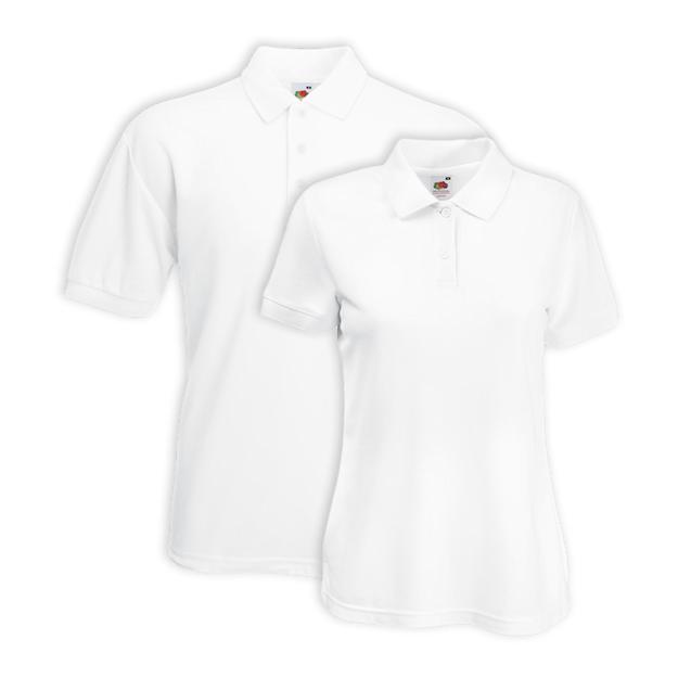 Fruit of the Loom Premium Polo Shirt ICON white