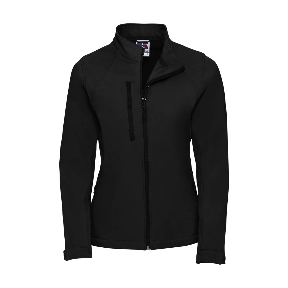 russellladiessoftshelljacket black