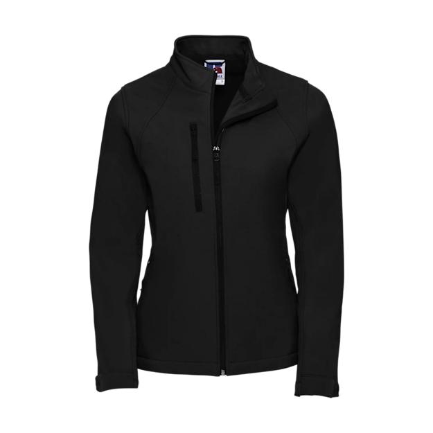 russellladiessoftshelljacket black