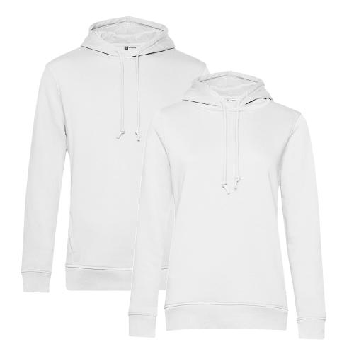 Sustainable hoodie B&C icon white