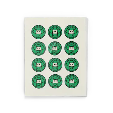 Stickers on Sheet