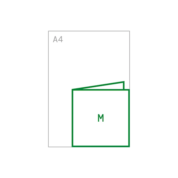 Quadrato medio (148 x 148mm)
