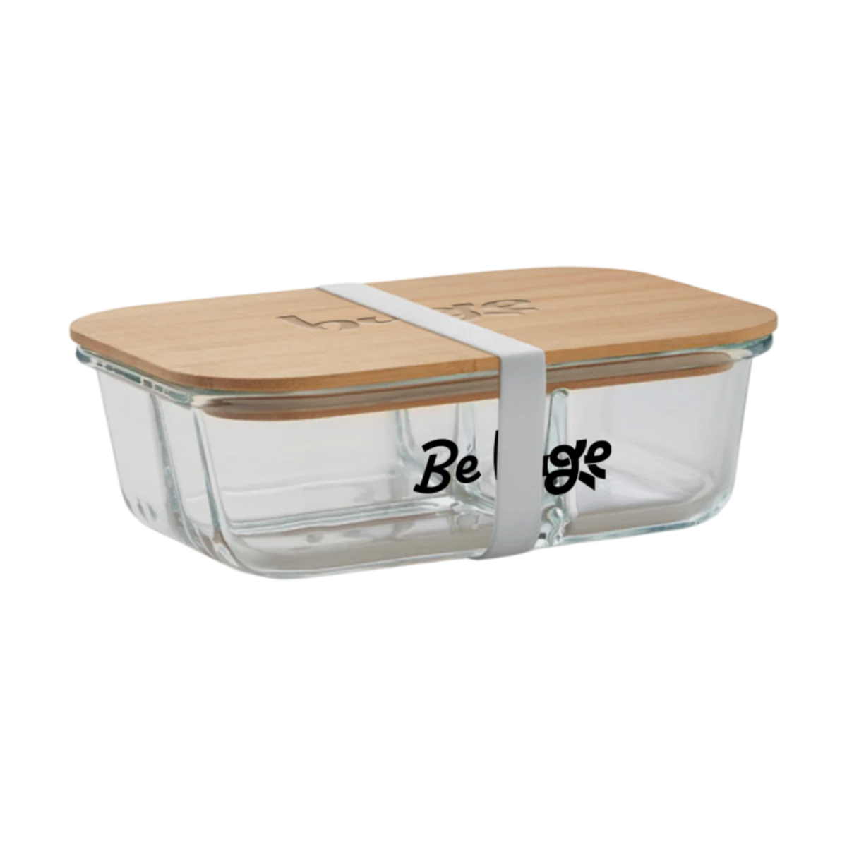 3-Piece Glass Lunch Box Set with Bamboo Lid main image