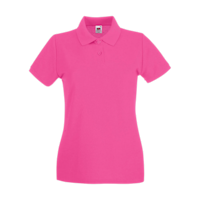 ICON - fruitoftheloomladyfitpremiumpolo fuchsia