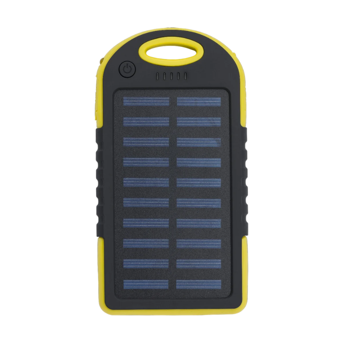 Hoofdafbeelding van Solar powerbank van rubberized ABS Arin