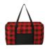 ICON - buffaloplaidutilitytote red_black