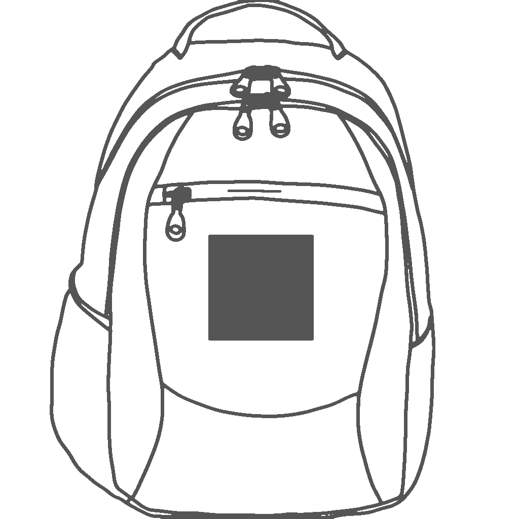 Front Pocket | 4H in x 4W in