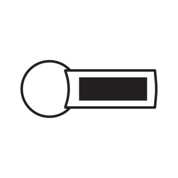 StraightKeyring posi 35x12