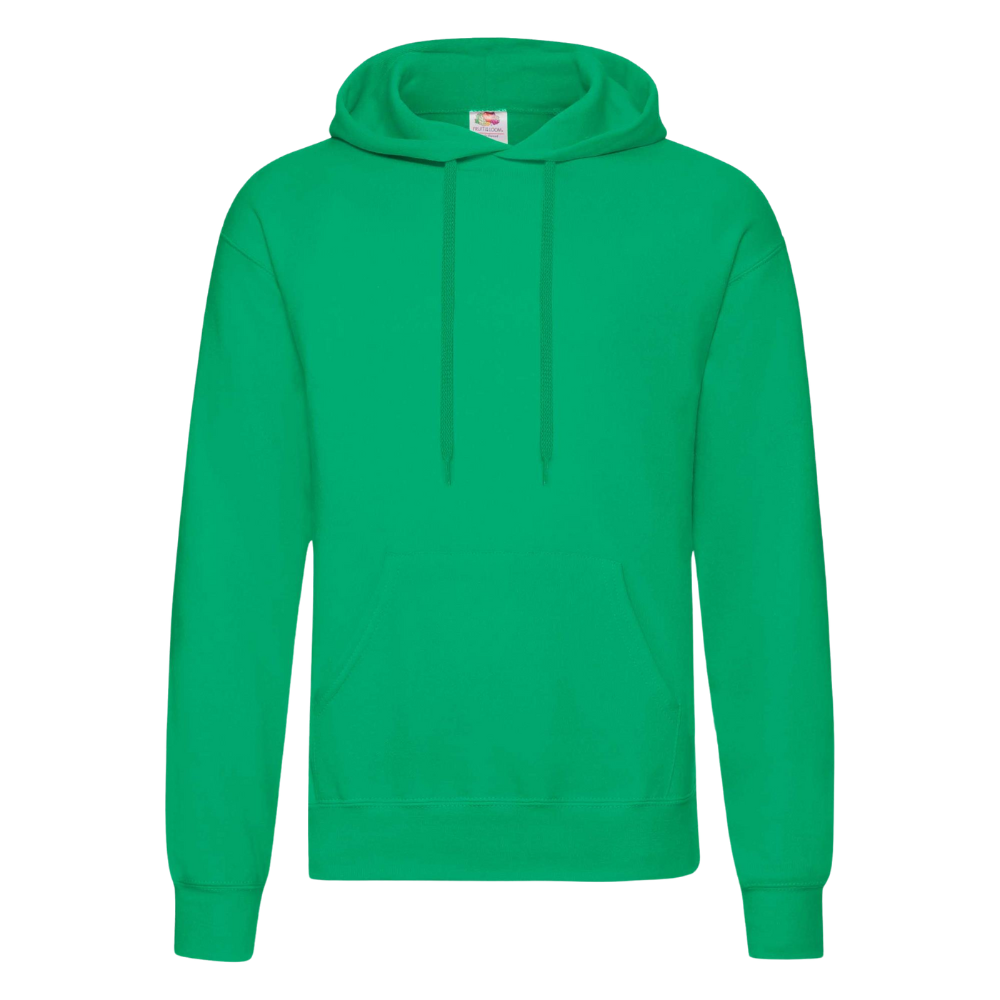 Fruit of the Loom Classic Hoodie ICON Kelly Green