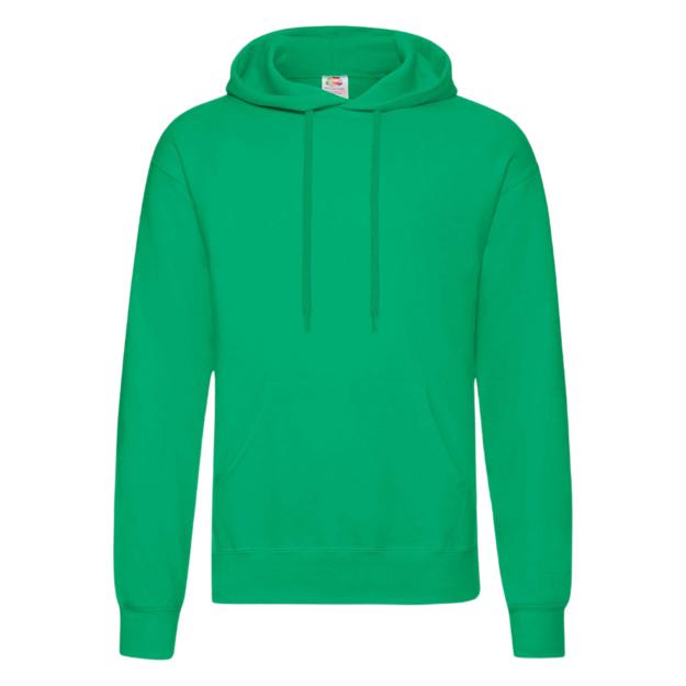 Fruit of the Loom Classic Hoodie ICON Kelly Green