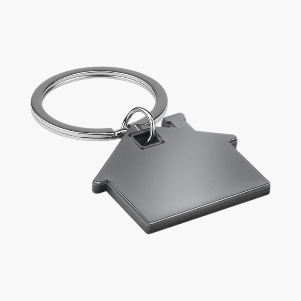 PDP - imbahouseshapeplastickeyring square #F8F8F8 background