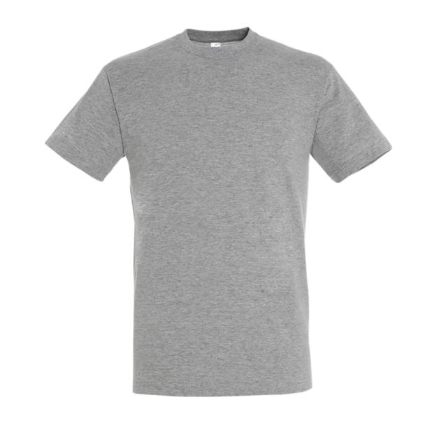 Budget Round Neck T-Shirt Regent ICON grey melange