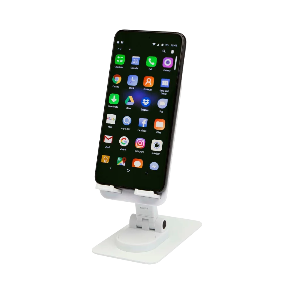 PDP - alhenarecycledplasticfoldeablephoneholderwithmetaldeskstand square #00000000 background