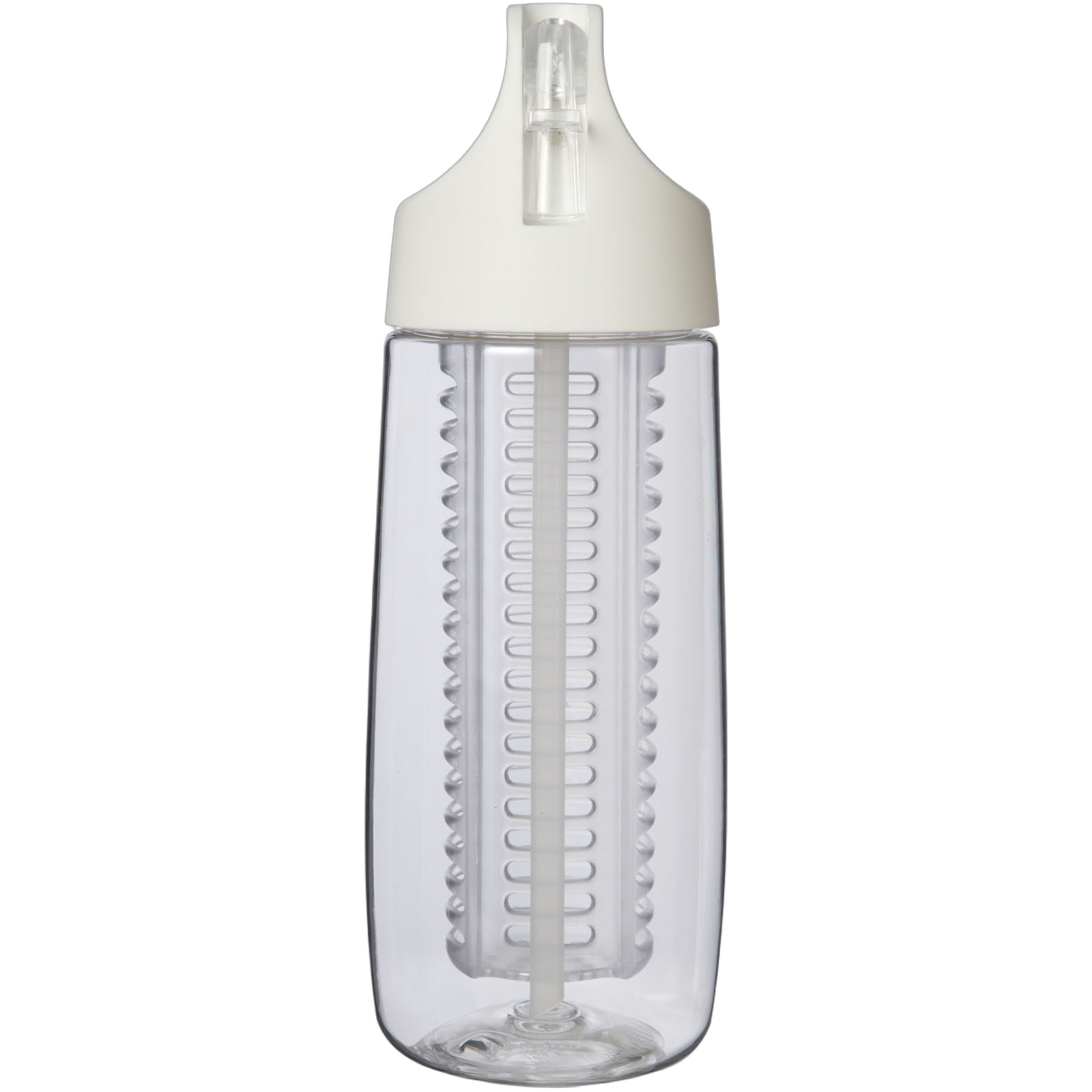 hydrofruit700mlrecycledplasticsportbottlewithinfuser - supplier_transparent