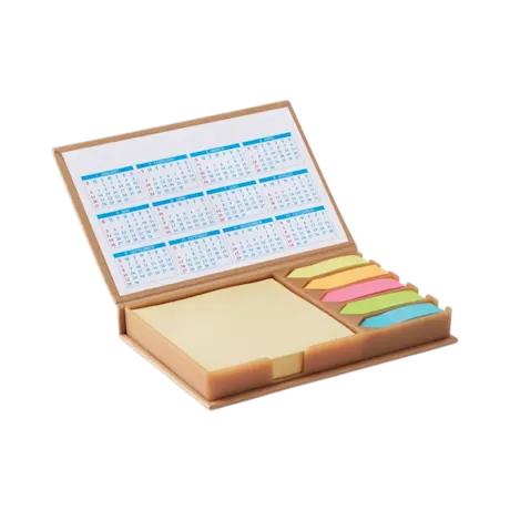 Paper Desk Memo Set with Calendar
