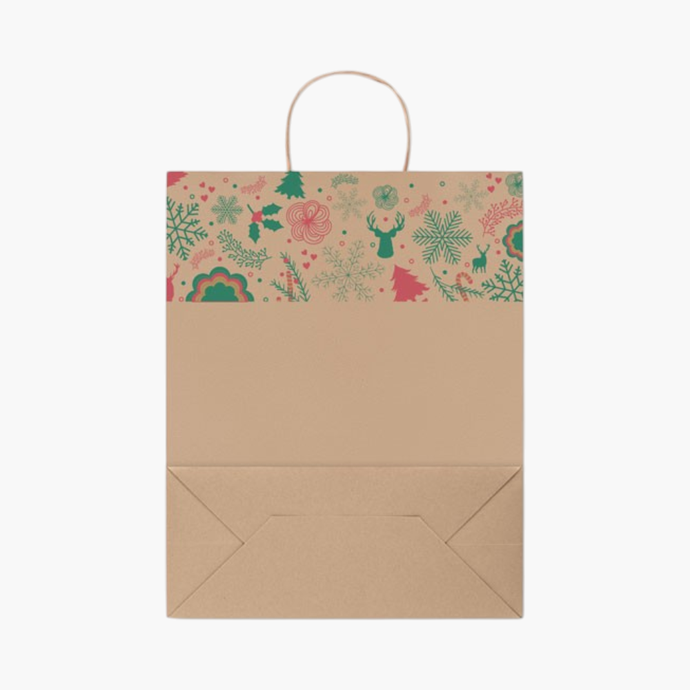 PDP - baolargechristmaslargepapergiftbag square #F8F8F8 background