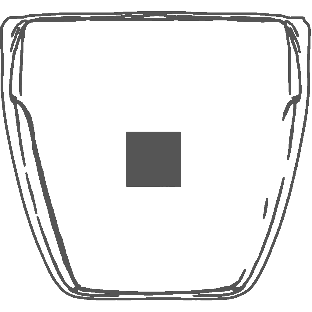 10 x 10 mm - Auf dem Topf