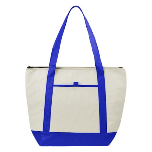 Lighthouse non-woven cooler tote 21L blue