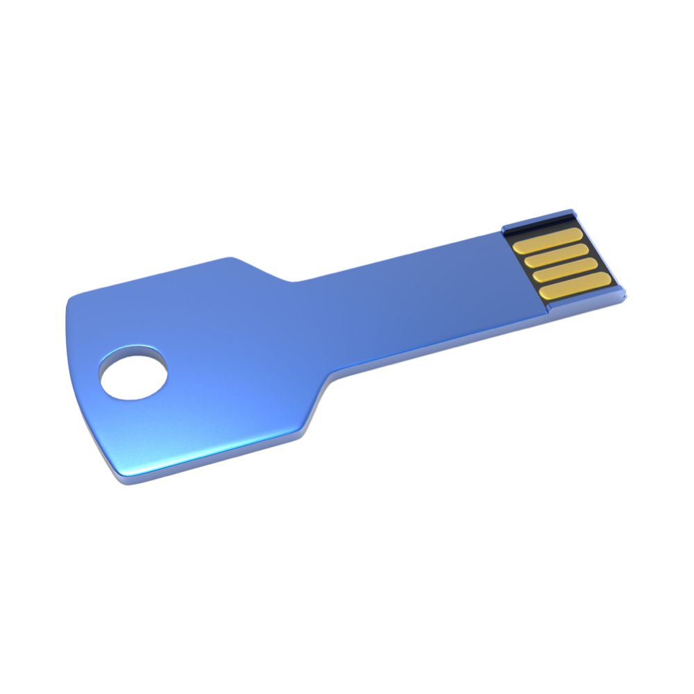 USB AluKey blue
