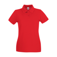 ICON - fruitoftheloomladyfitpremiumpolo red