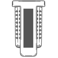 10 x 40 mm - On the handle