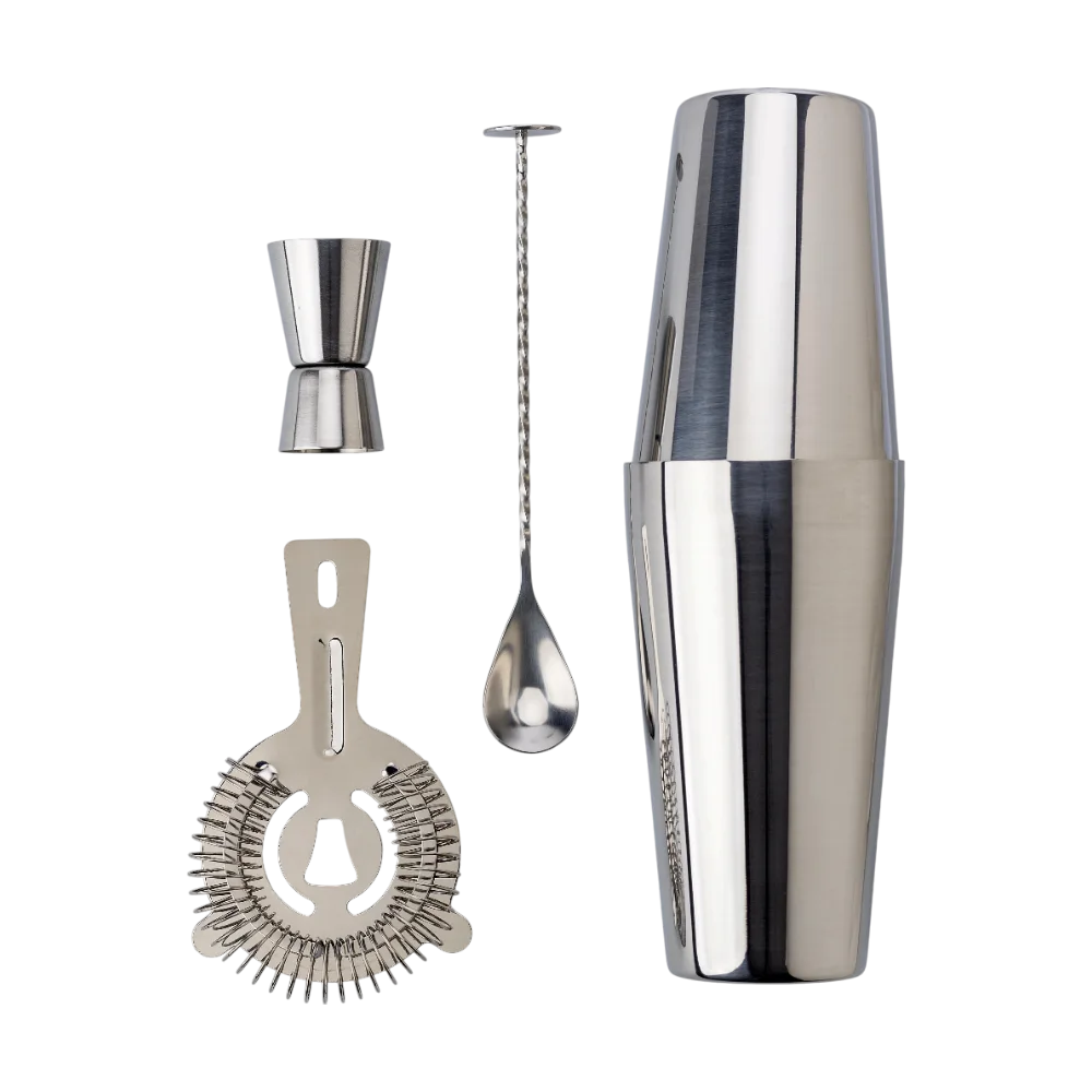 PDP - stainlesssteelcocktailsettatiana square #F8F8F8 background