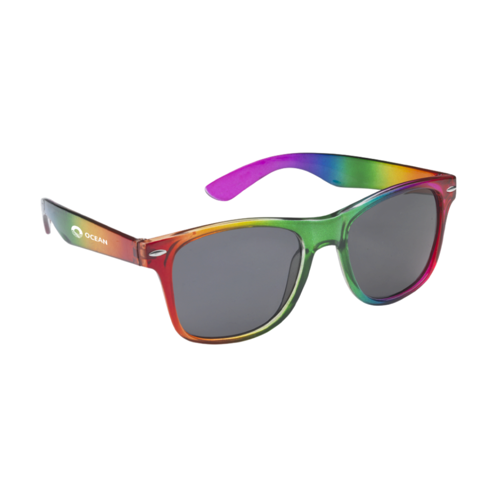 Regenboog zonnebril