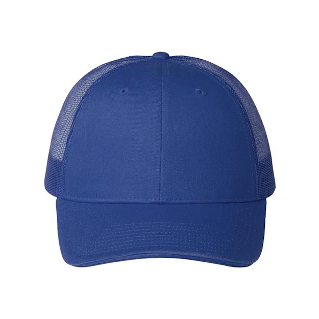 COLOR ICON - valucap6panelcap - Charcoal Neon Blue