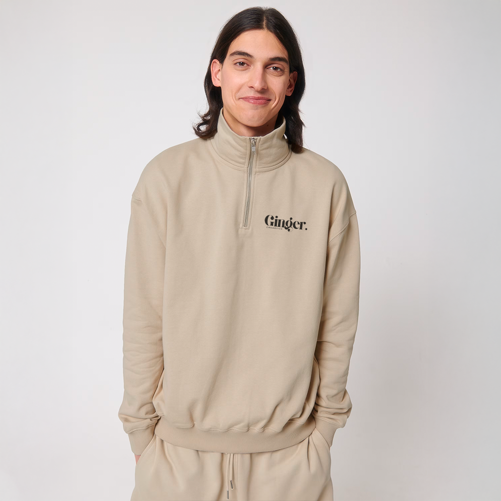 theunisexboxydryhandfeelquarterzipsweatshirt setting2