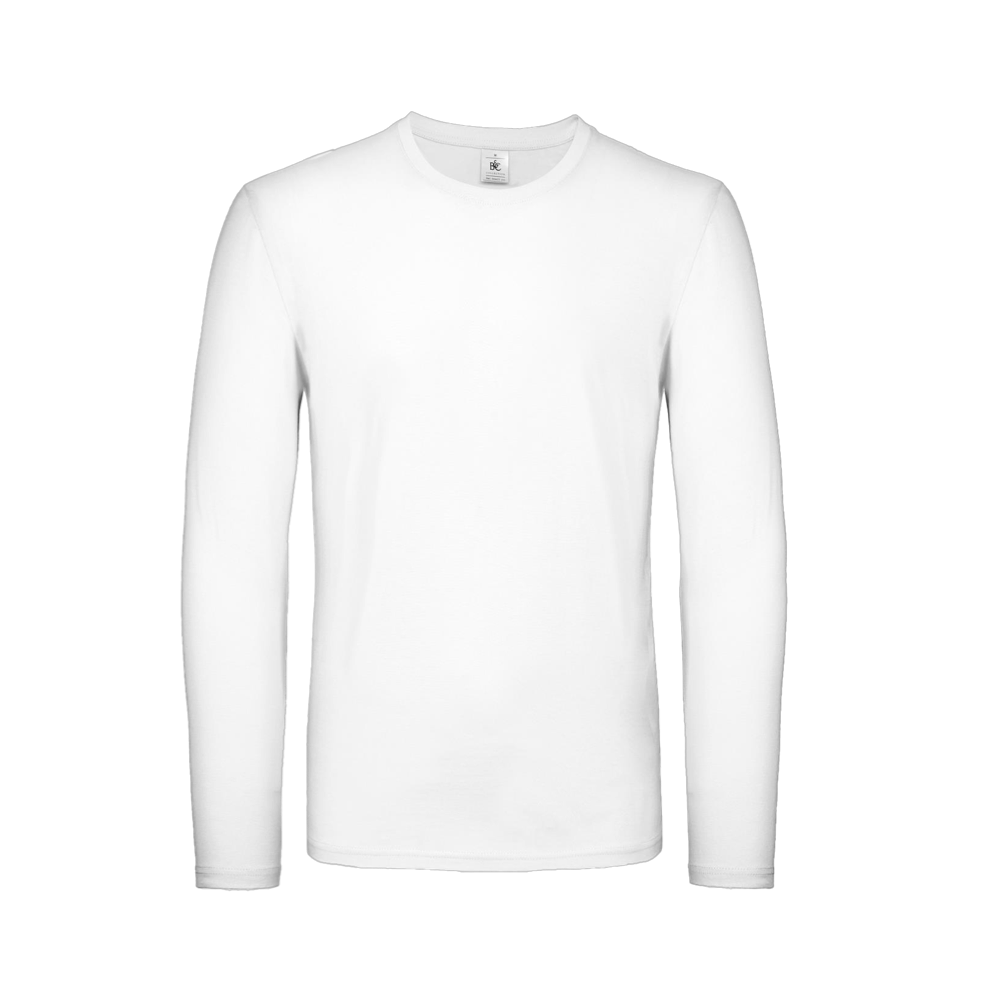 B&C Longsleeve T ICON white