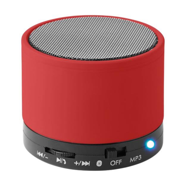 ICON - roundbassroundwirelessspeaker red