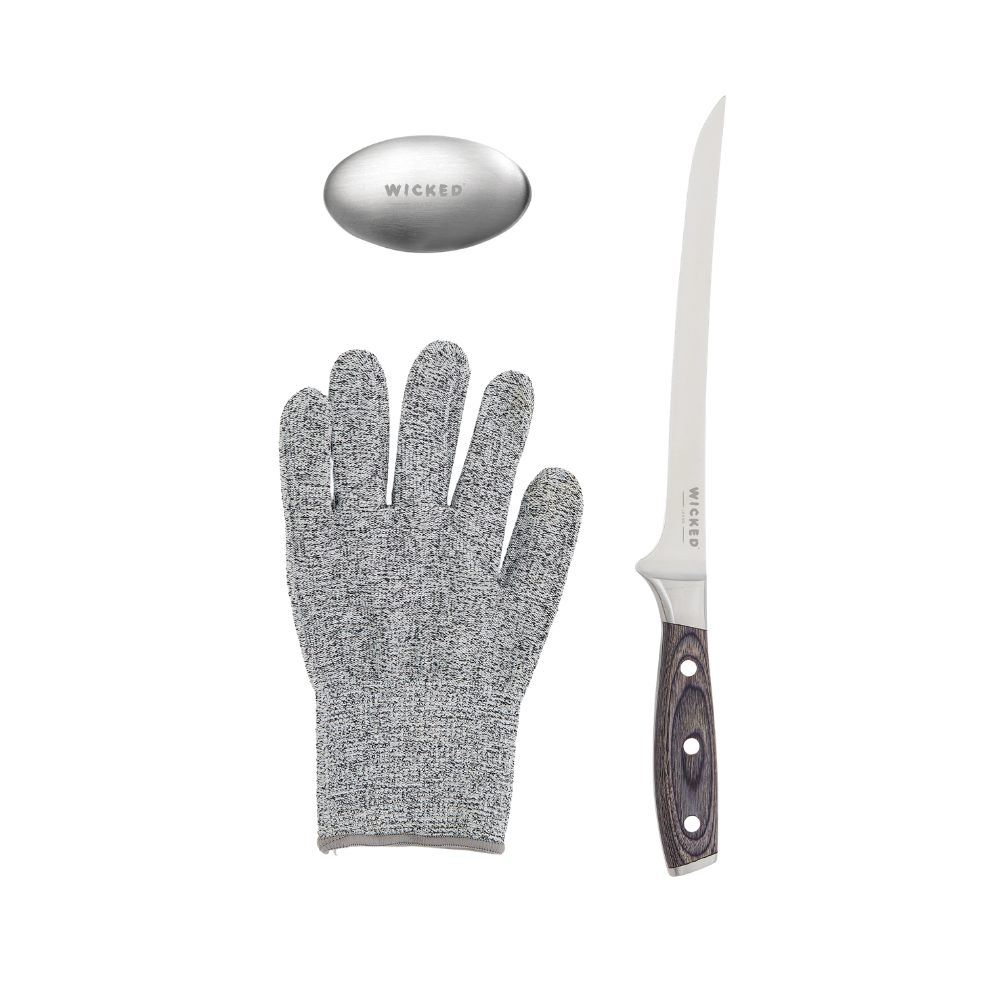 Set de Regalo de Cuchillo Fileteador Premium Vinga