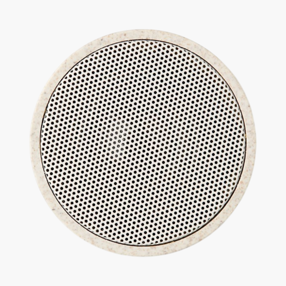 PDP - roundbass3wspeakerinwheatstrawabs square #F8F8F8 background