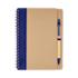 Priestly recycled notebook with pen blue